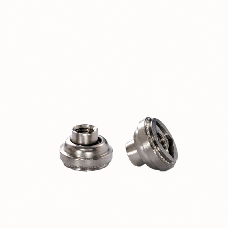 300 series stainless floating lock long clinching nut