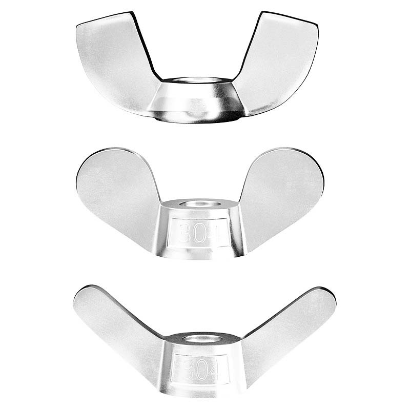 Carbon Steel Metric Round Wing Nuts