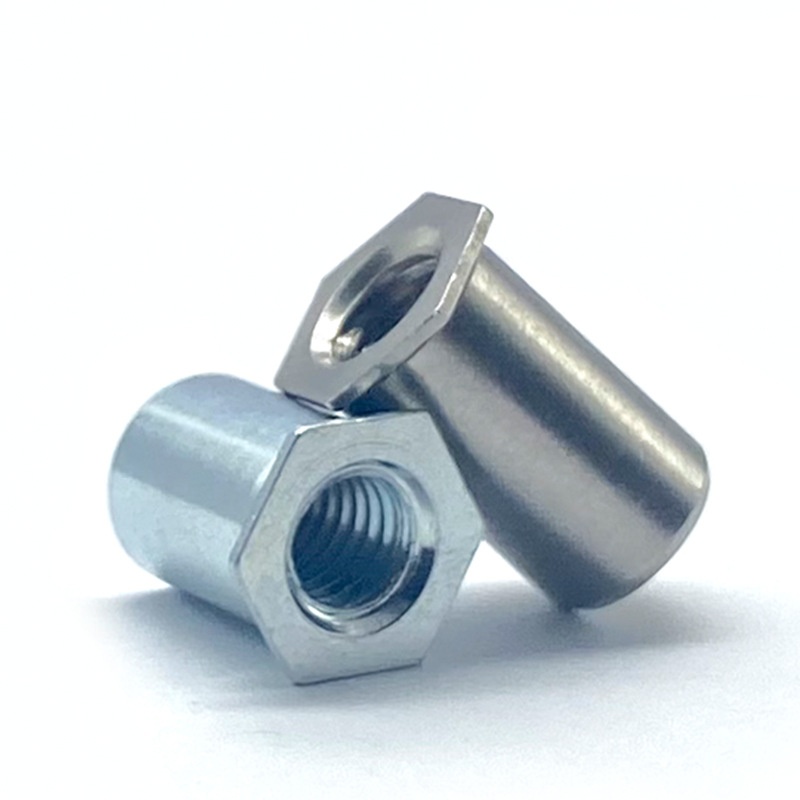 CNC Machined Through Hole Hexagonal Rivet Nut