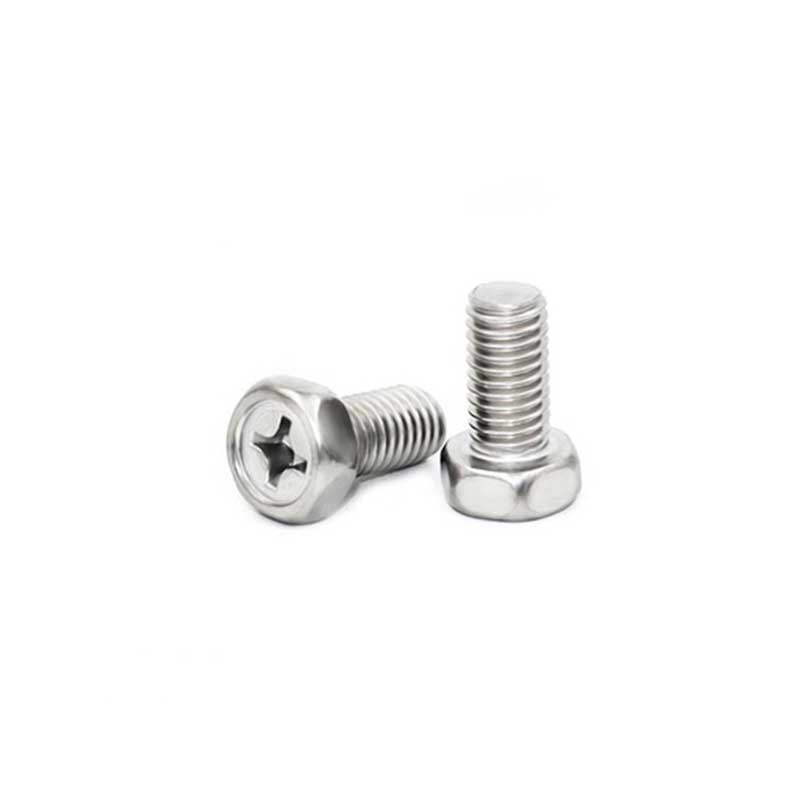 Cross Recessed Hex Type Head Bolts Indentation