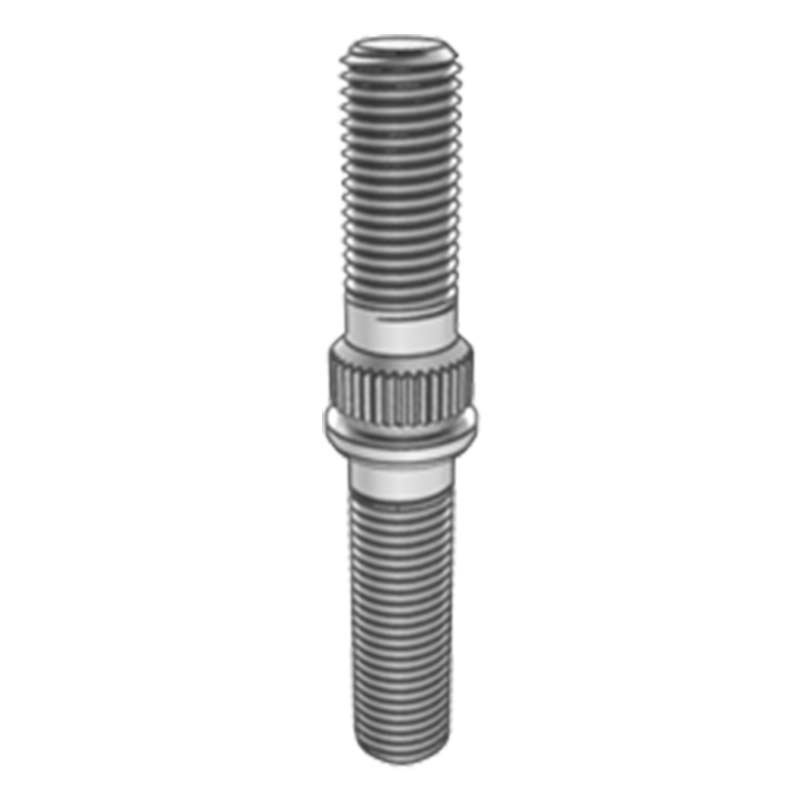 Double Ended Wheel Stud With Knurled