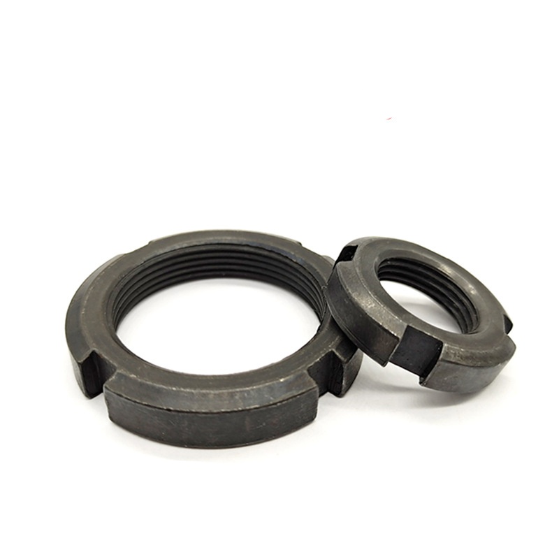 Double Secured Slotted Locking Round Nut