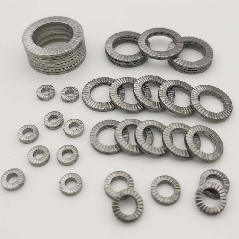 Double Stacked Self Locking Washer