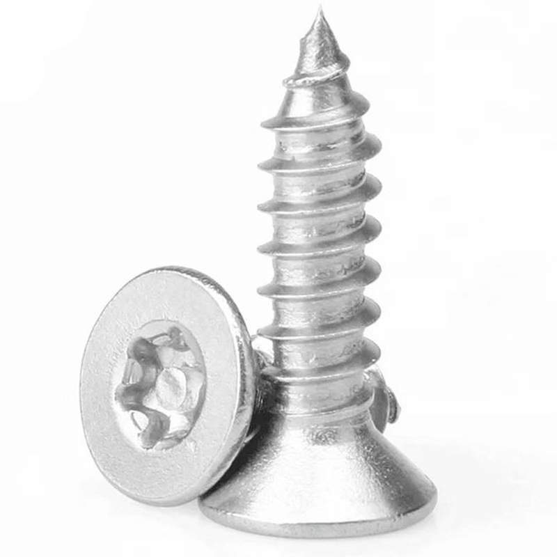 Durable Hexalobular Flat Head Self Tapping Screws