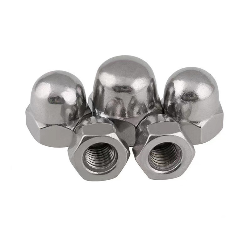 Extra Tall Acorn Hex Cap Nuts