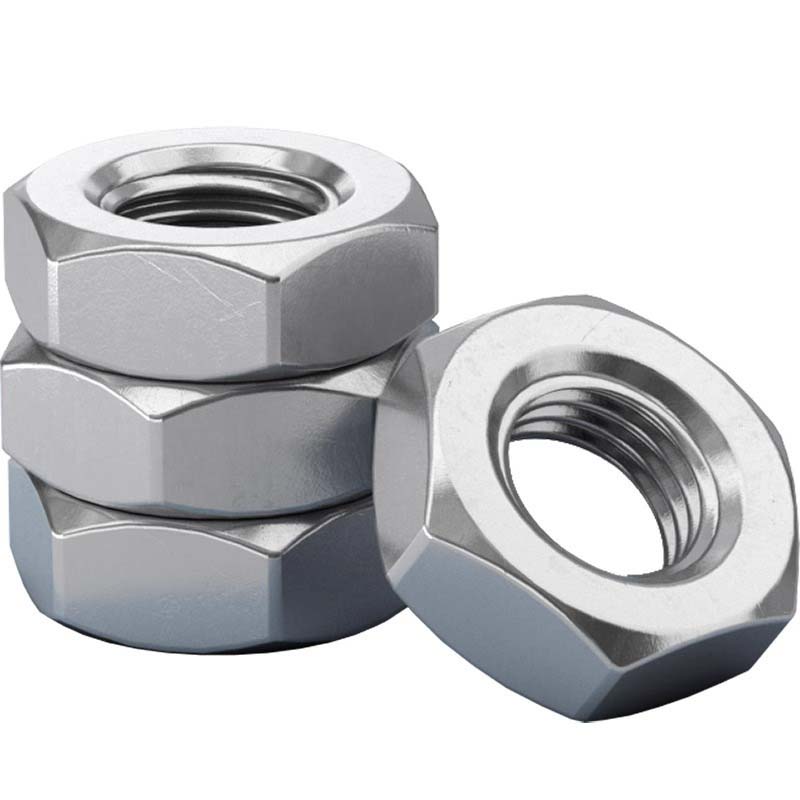 Finished Small Hexagon Thin Nut