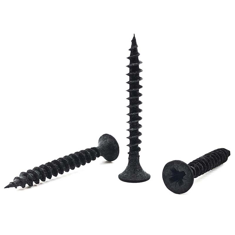 Flat head self tapping screw