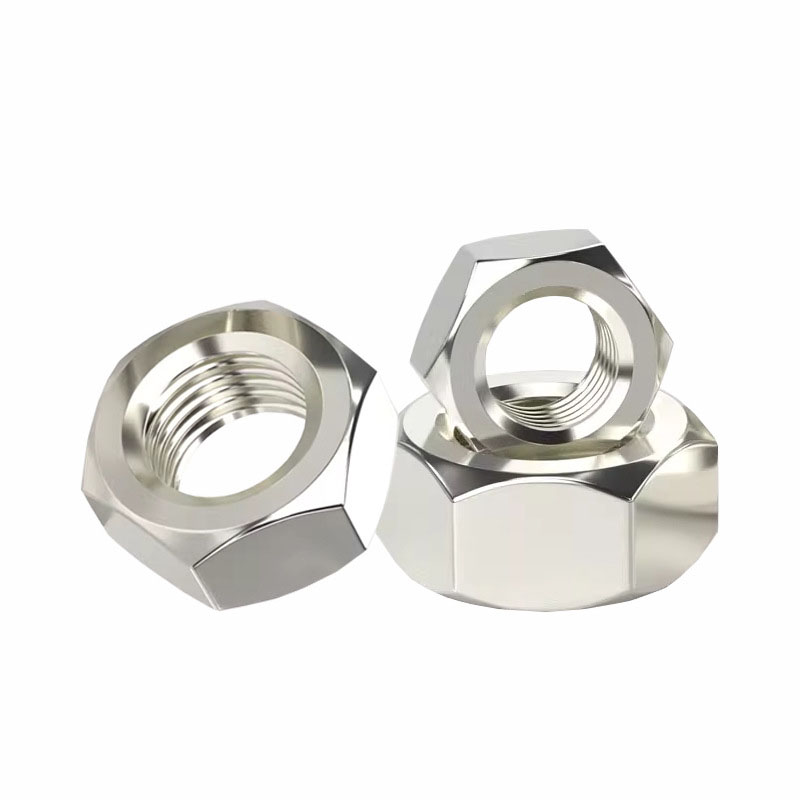 Hex nut for transmission tower anchor bolt