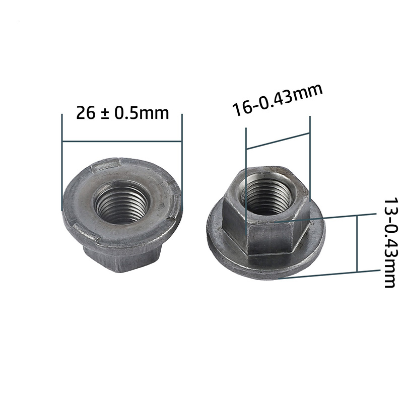 Hex Weld Lock Nuts With Flange