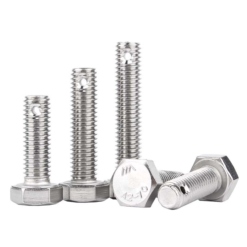 Hexagon Bolts With Split Pin Hole