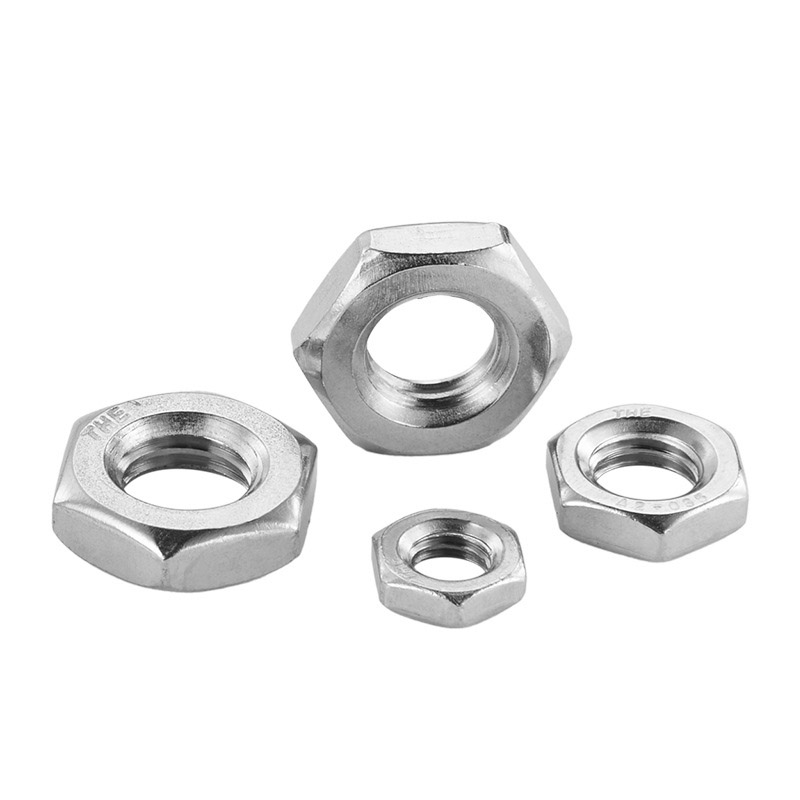 Hexagon Extra Flat Nuts With Fine Pitch Thread