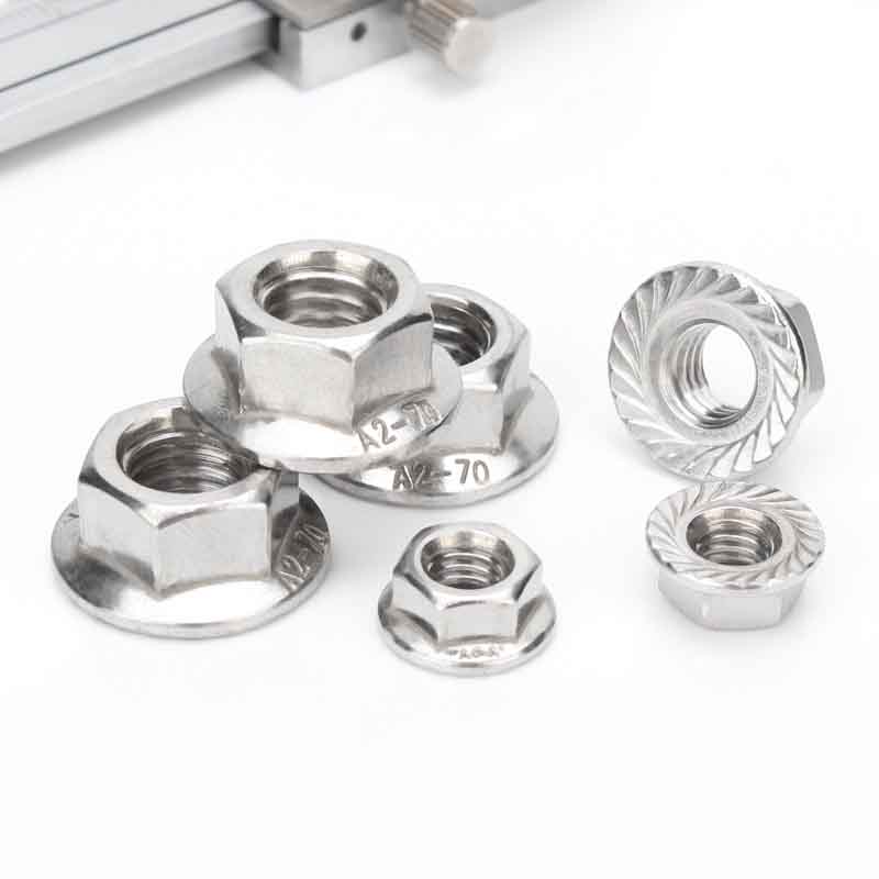 High Precision Hexagon Nuts With Flange