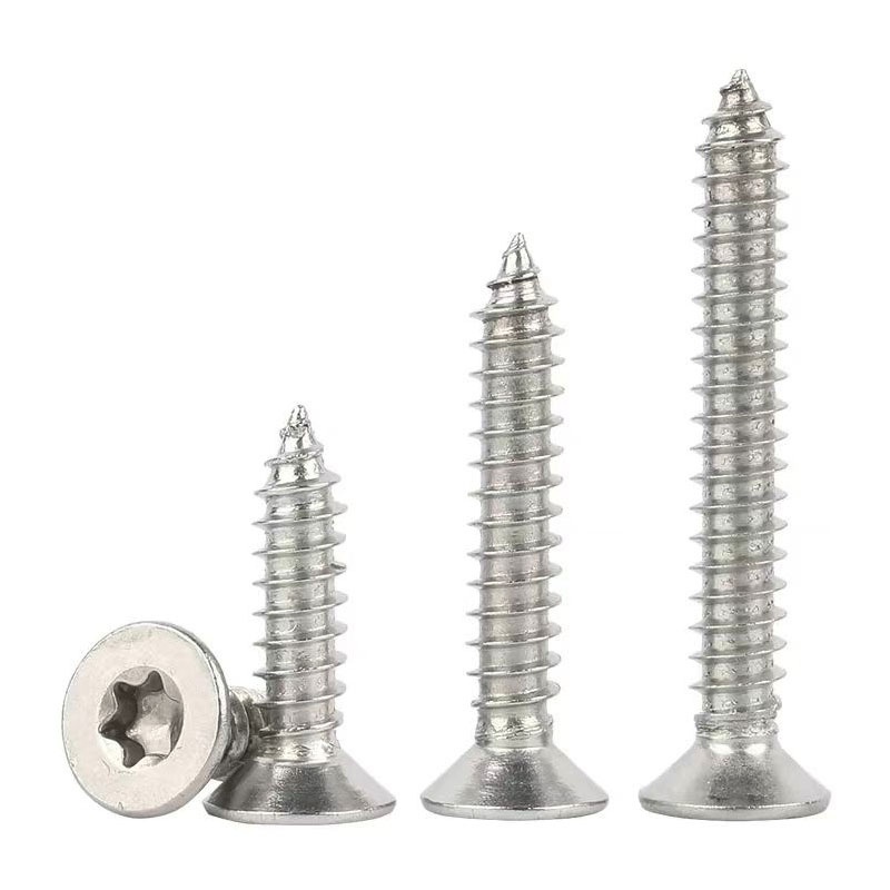 High Quality Star Drive Flat Head Tapping Screws