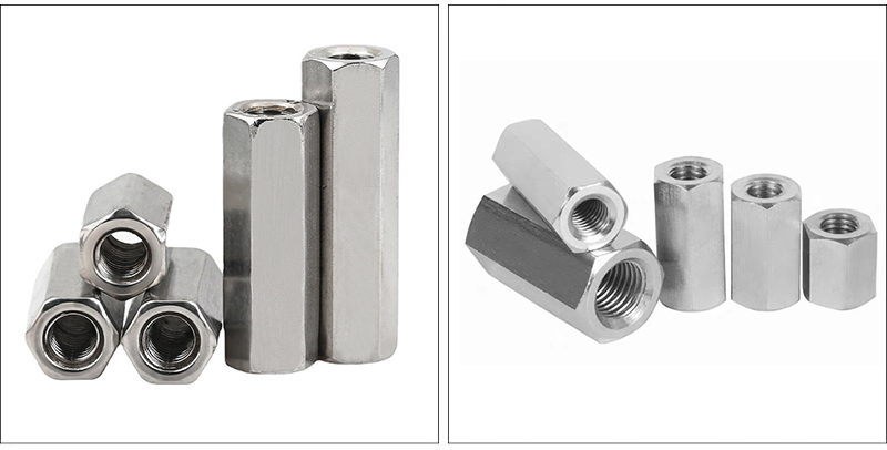 Long Hexagonal Coupling Nut