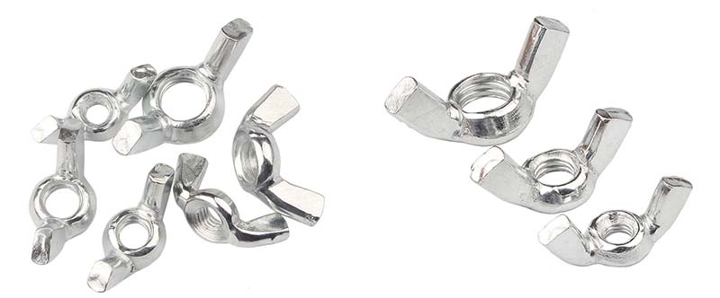 Square wing nuts