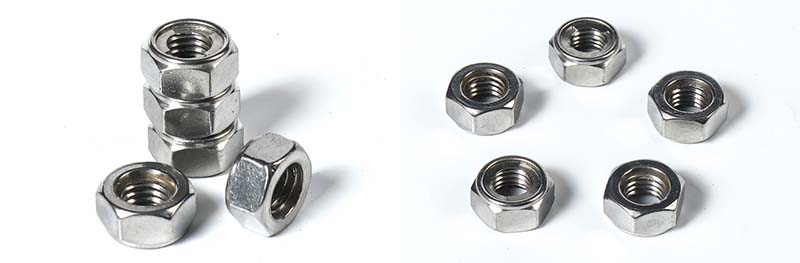 Top inserted hexagonal nut