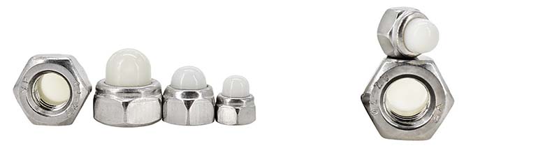 self locking domed cap nut
