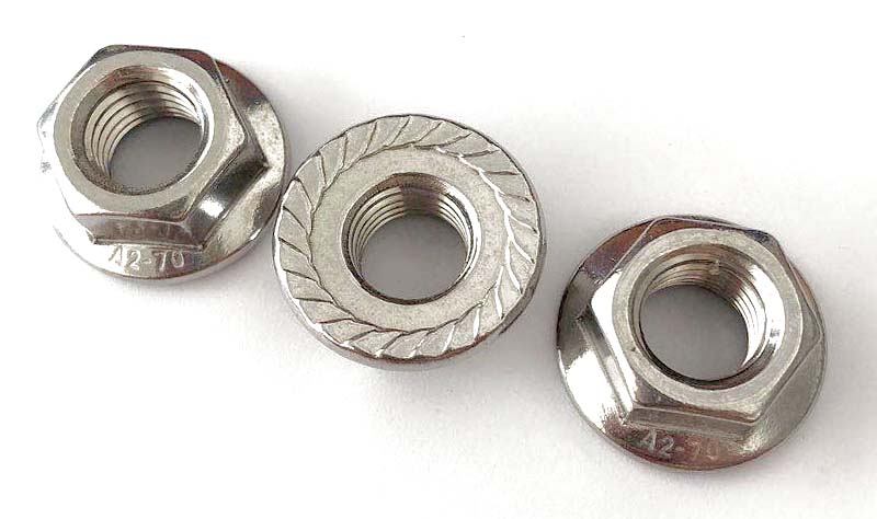 large hexagon flange nut