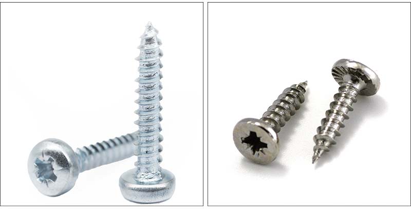 Cross Recessed Screws