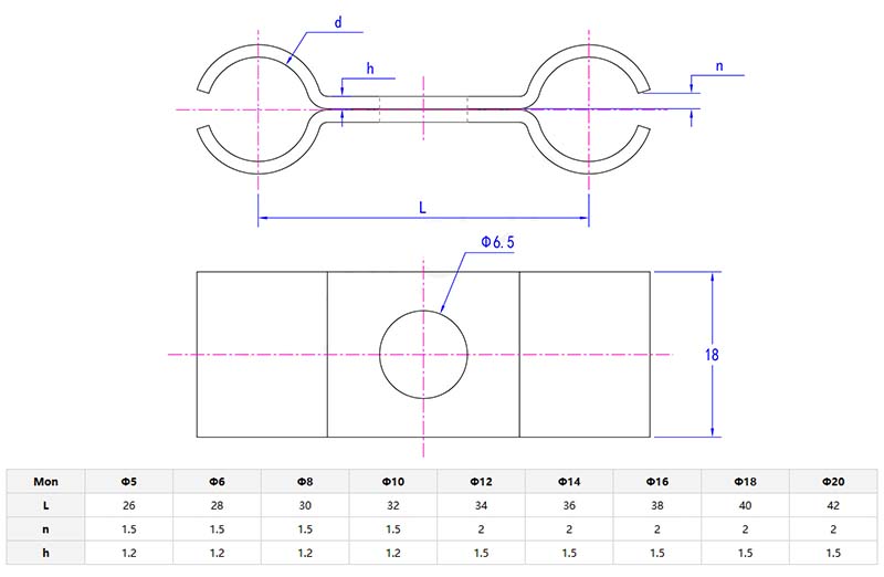 Double Tube Fixing Clamps