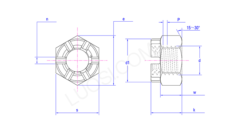 Unshakeable Crown Nut With Slot