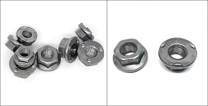 6 Projection Hex Weld Nut with Flange