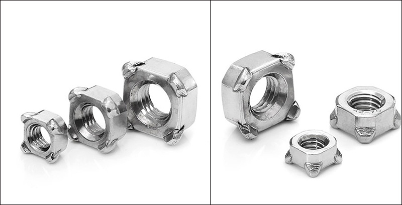 Square Weld Nut Mild Steel