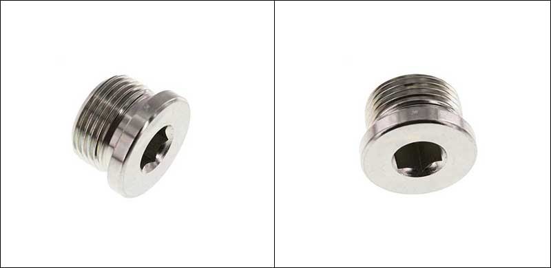 BSP Male Captive Seal Hollow Hex Hydraulic Plug