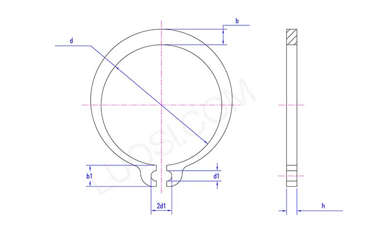 Circlip Shaft Internal Snap Retaining Ring