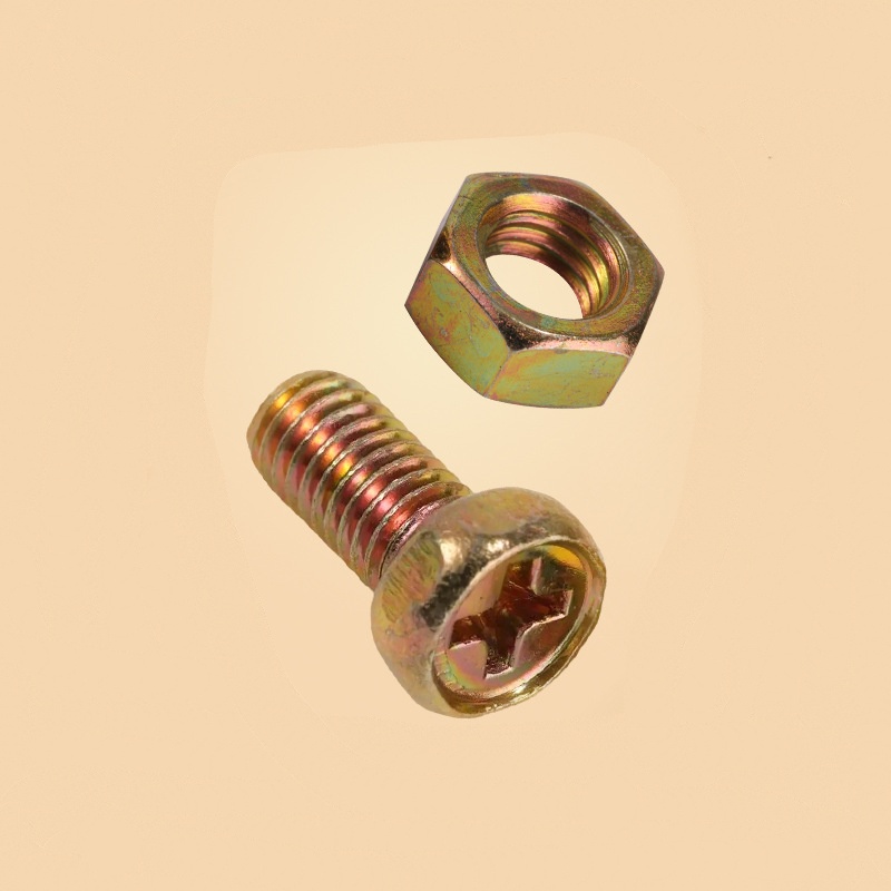 Cross Recessed Hex Type Head Bolt with Indentation