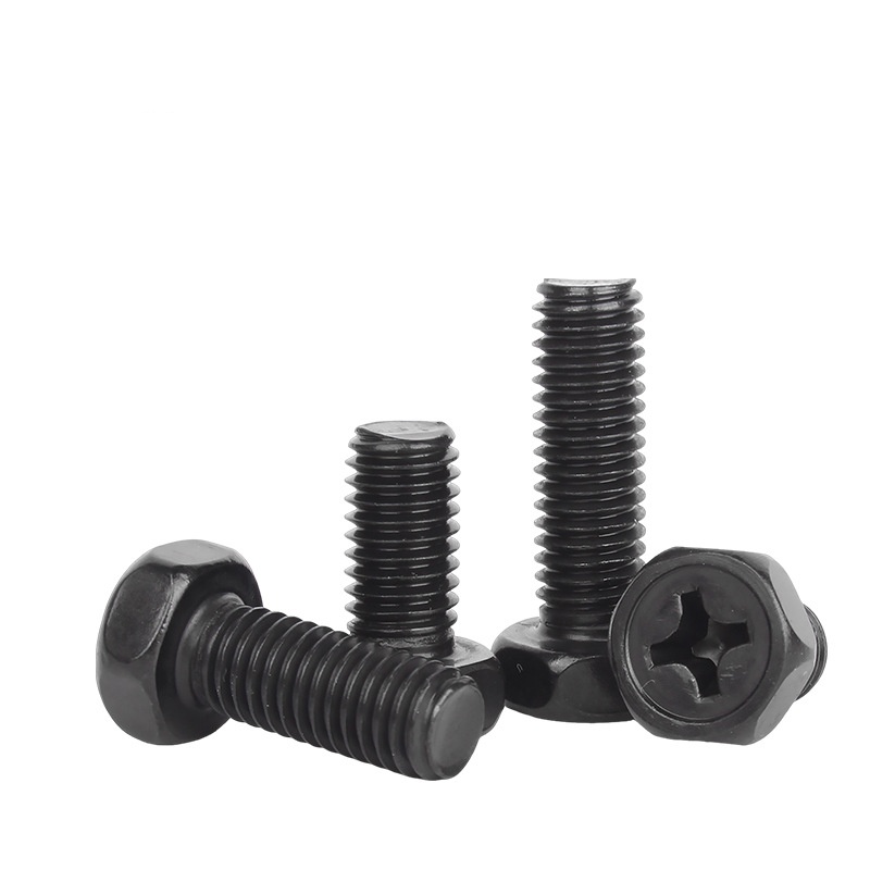 Cross Recessed Hex Type Head Bolts Indentation