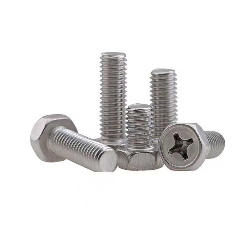Hex Type Head Cross Recessed Bolt with Indentation