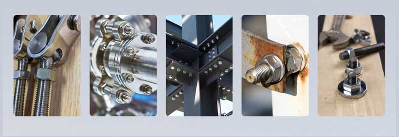 Flat cutting surface Hexagonal Nut