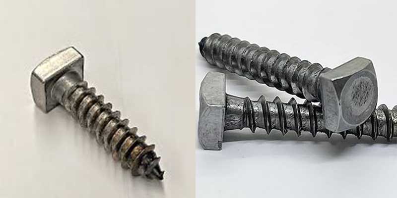 Long Lasting Lag Screws Square Head