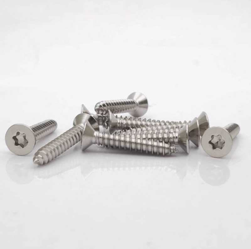 High quality Star drive flat head tapping screws