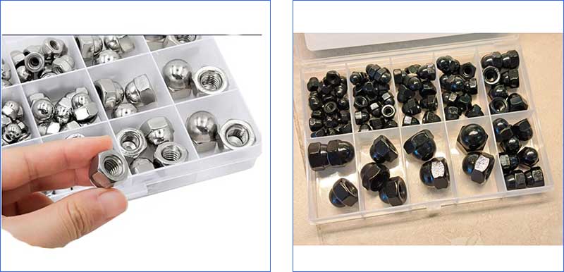 Dimensionally Consistent Acorn Hexagon Nuts