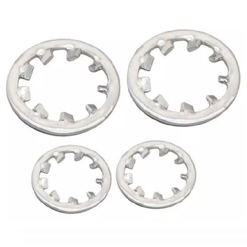 Internal Tooth Lock Washers Black Zinc