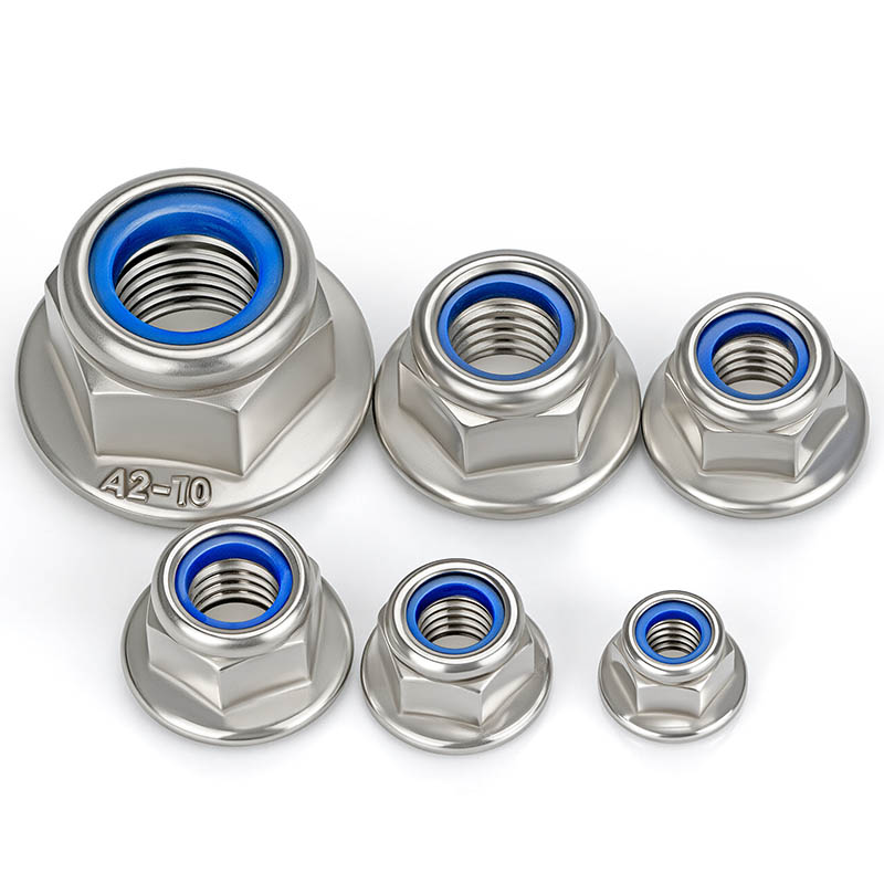 Nylon Lock Nut with Flange