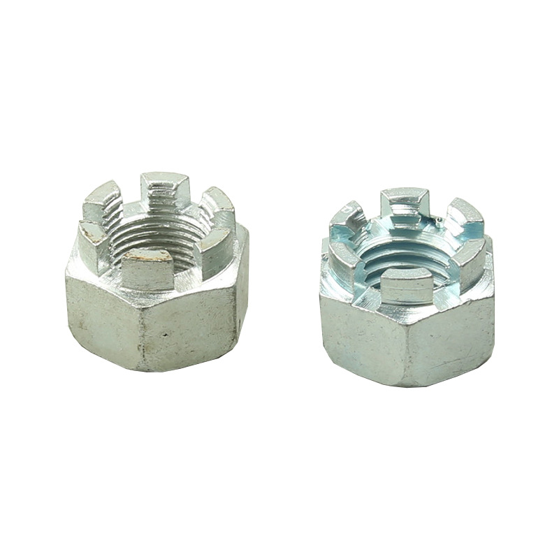 Positively Locking Crown Nut With Slot