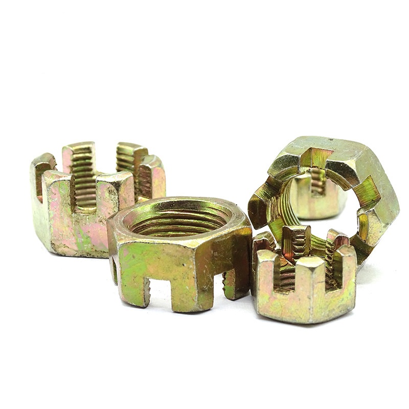 Precision Machined Crown Nut With Slot