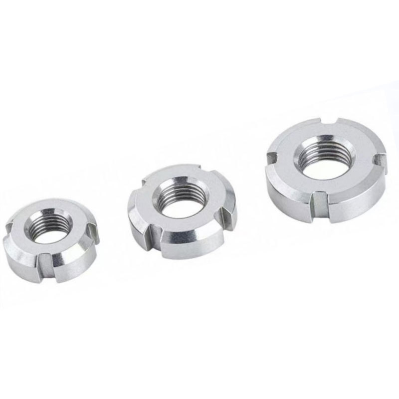 Secure Locking Slotted Round Nut