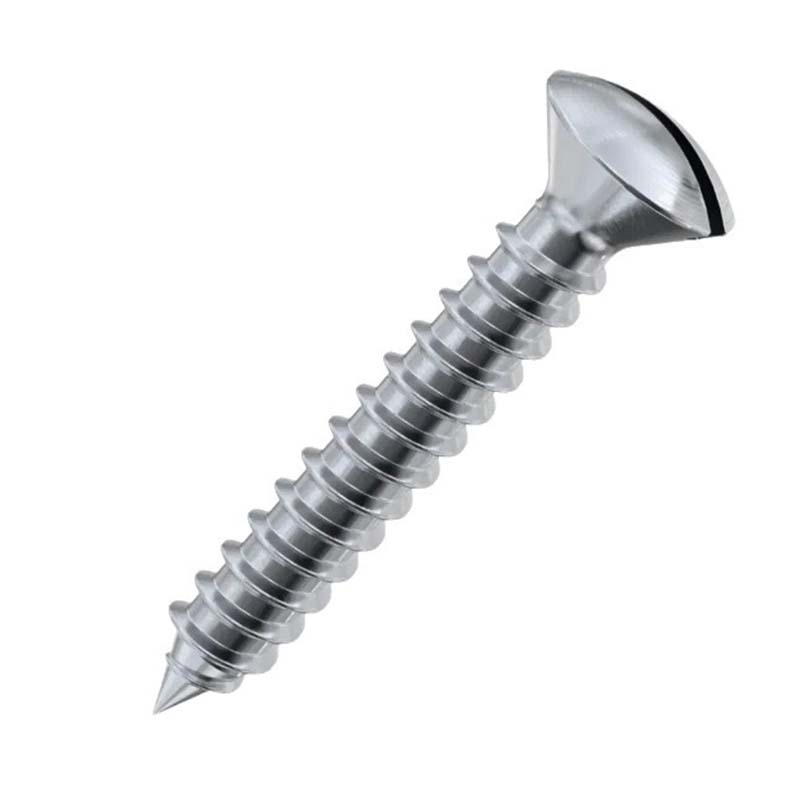 Slotted Raised Countersunk Head Tapping Screw