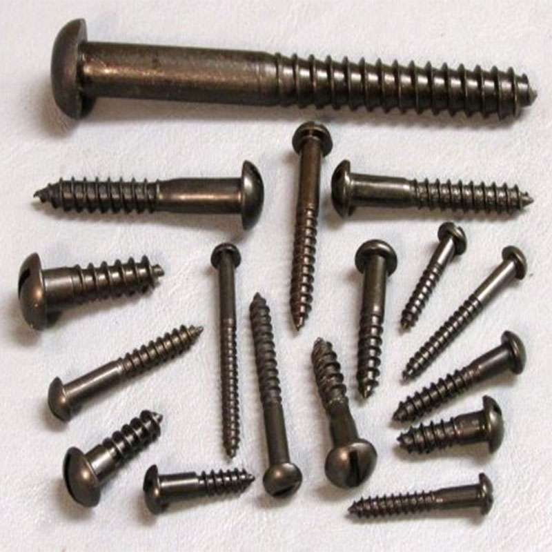 Slotted Round Head Steel Wood Screws