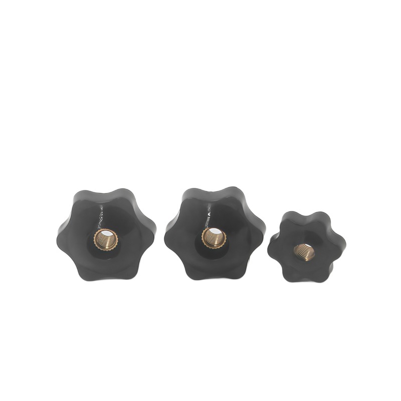 Star Head Female Knob Screws Clamping Nuts