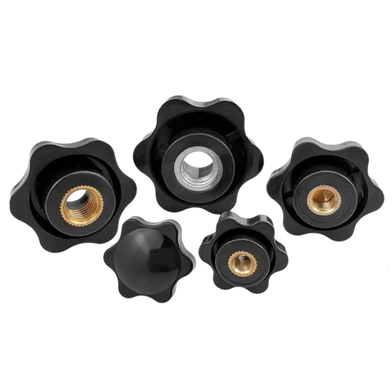 Star Knob Through Hole Type Nut