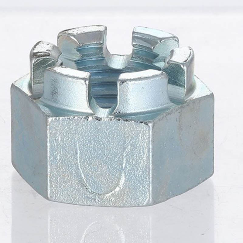 Tool Accessible Crown Nut With Slot